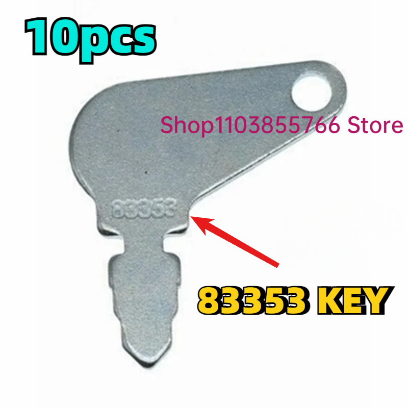 Heavy Equipment In Construction - 10 peças 83353 chaves para conjunto