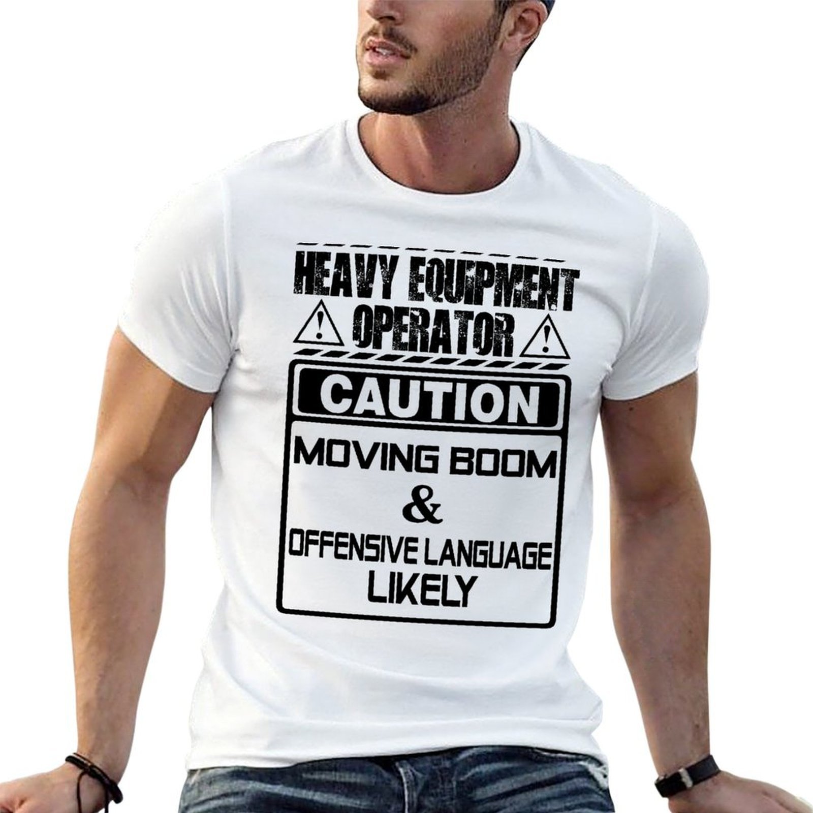 Heavy Equipment Operations - Camiseta funcional casual de manga curta