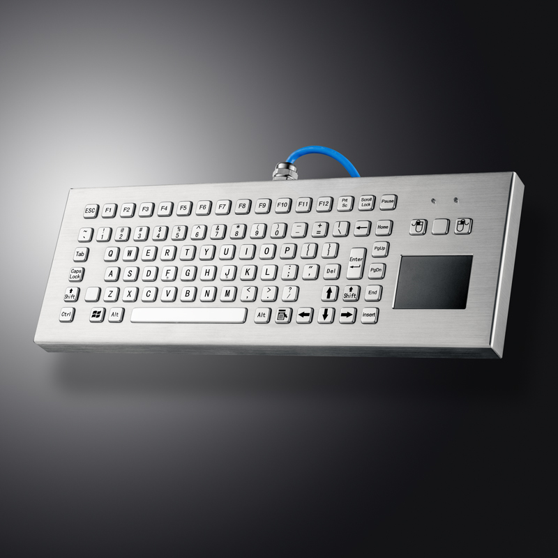 Heavy Equipment Mining - Teclado integrado de aço inoxidável industrial