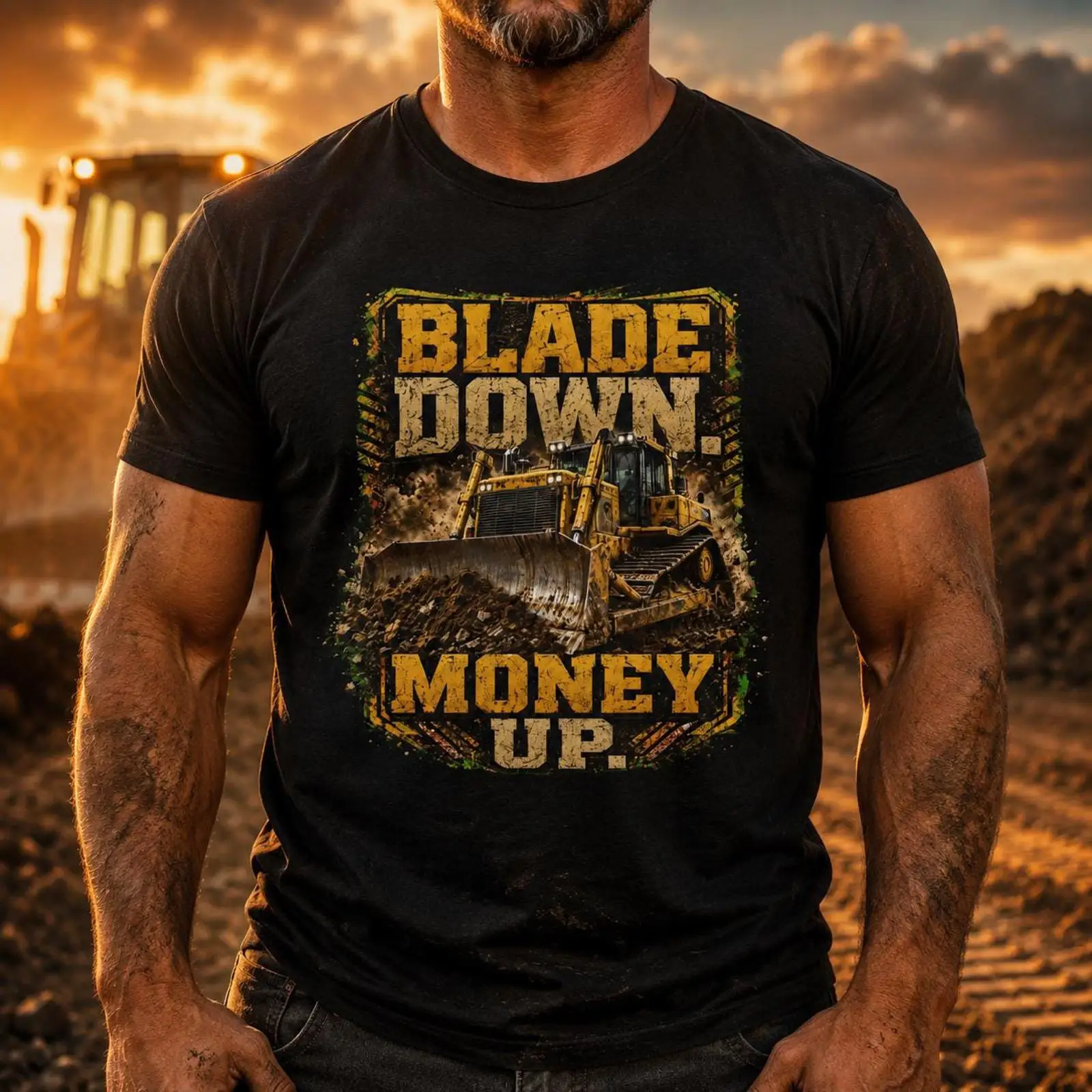 Heavy Equipment Operations - Camiseta de Operador de Bulldozer com