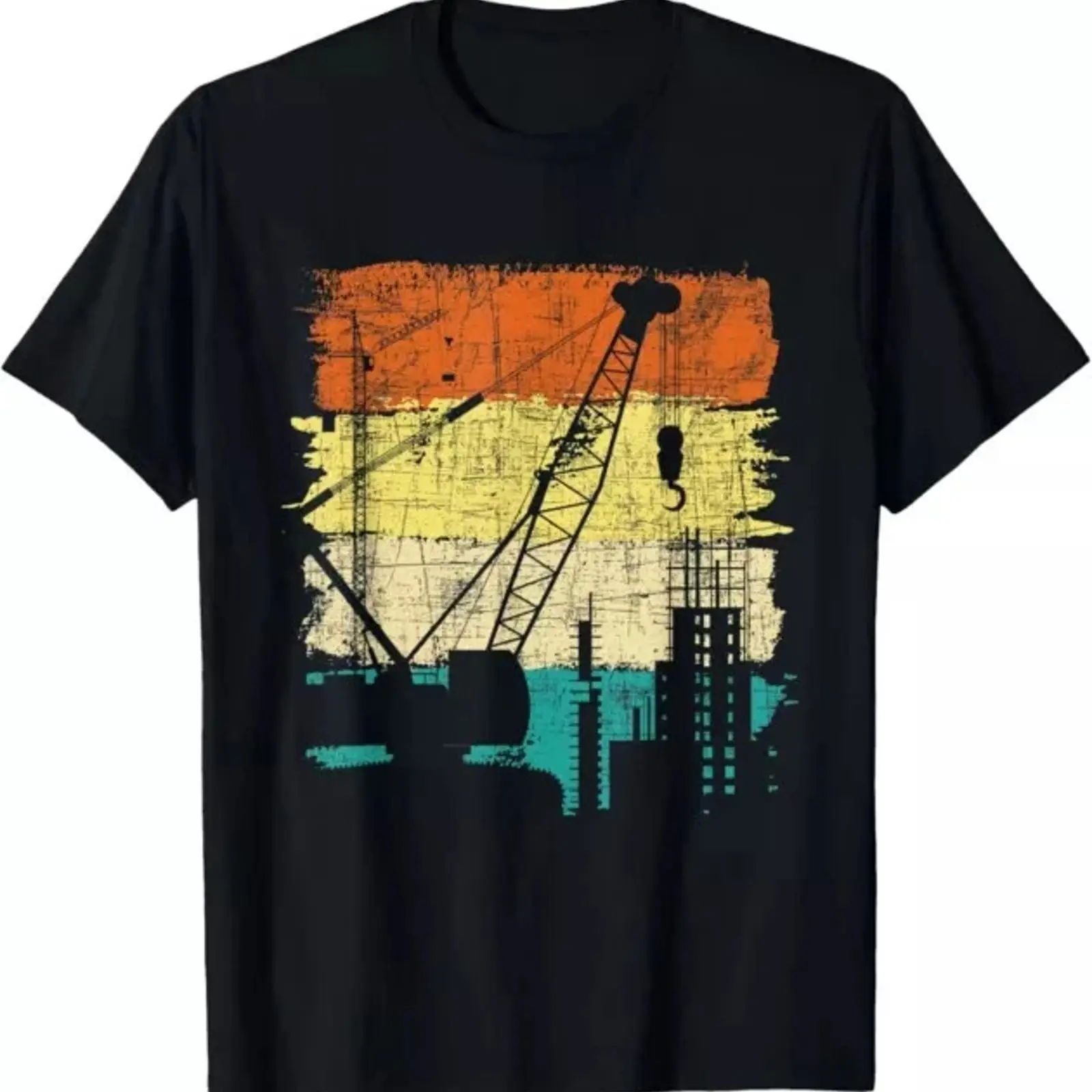 Heavy Equipment Operations - Camiseta Crane Operator Retro Tower Heavy