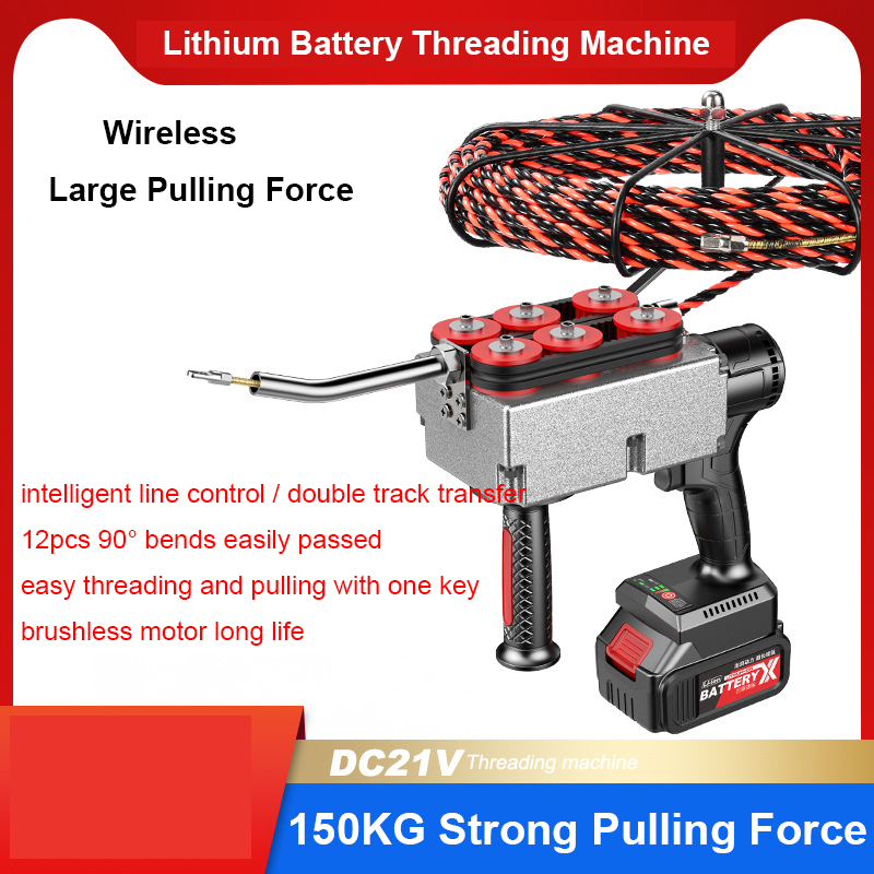 Pipe Threading Machine - Máquina de rosqueamento para eletricista, 40m/min,