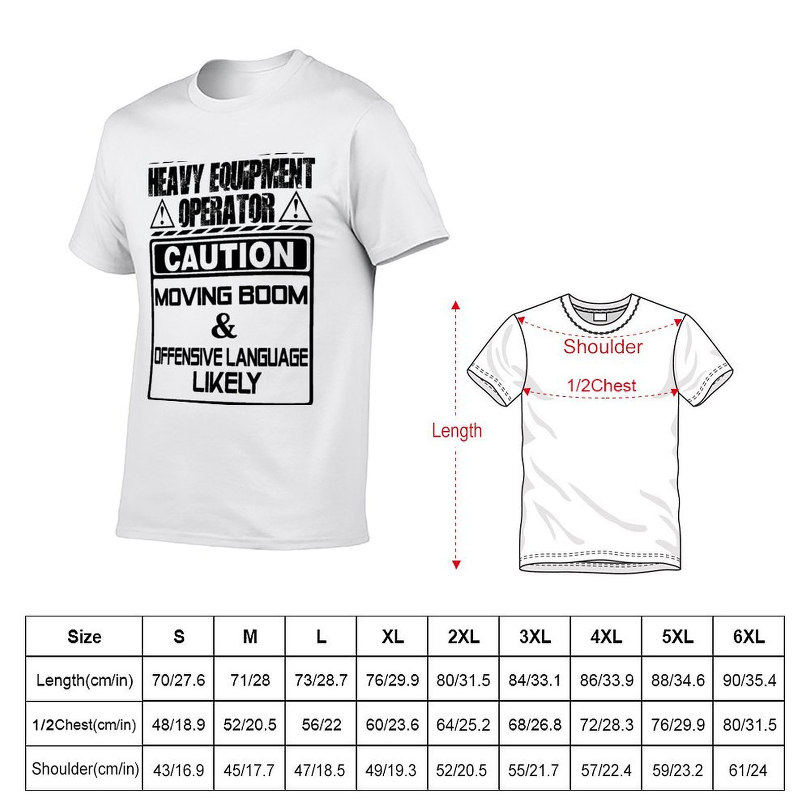 Camiseta funcional casual de m - Heavy Equipment Operations avaliação e preço