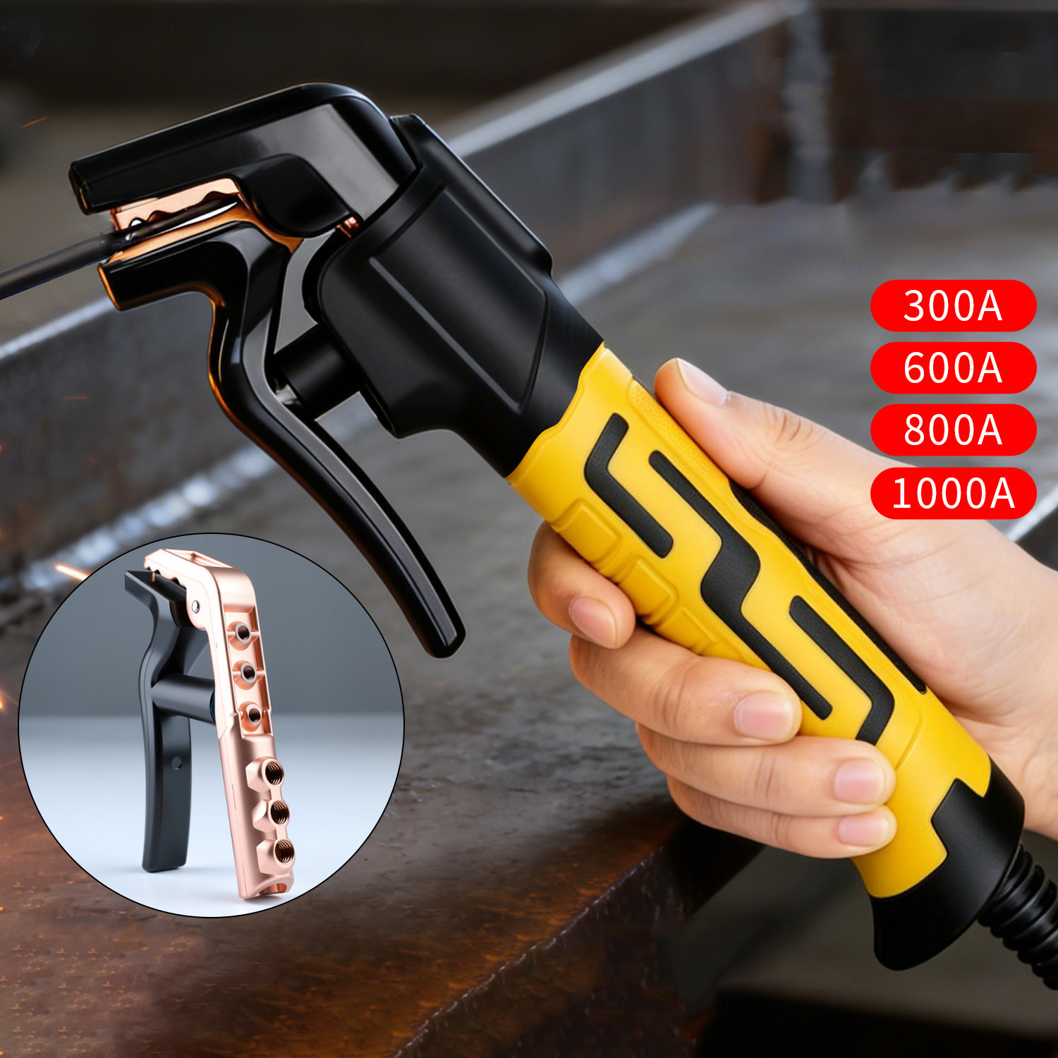 Suporte de Eletrodo de Solda c - Heavy Equipment Grinder avaliação e preço