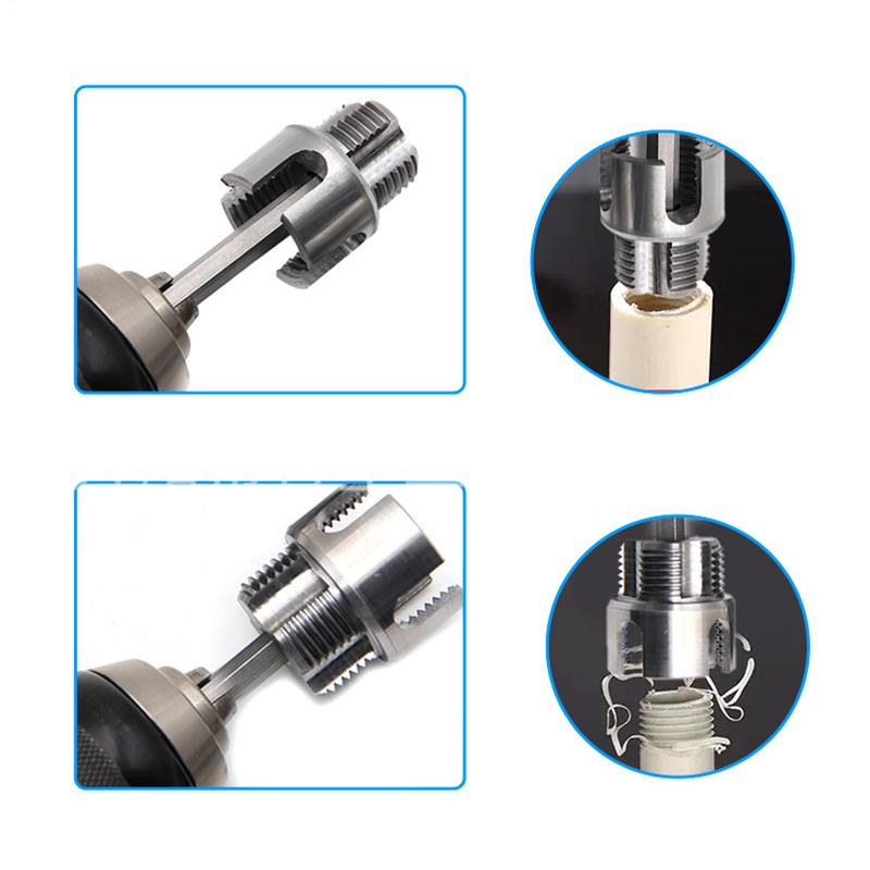 1/2 3/4 polegada threader de t - Pipe Threading Machine avaliação e preço