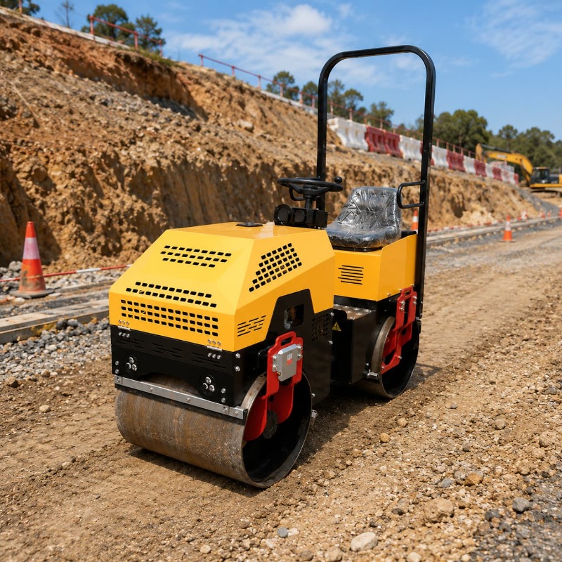 Rolo Compactador Vibratório de - Heavy Equipment In Construction avaliação e preço