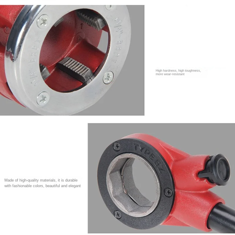 4 pontos-1.2 Polegada durável  - Pipe Threading Machine avaliação e preço
